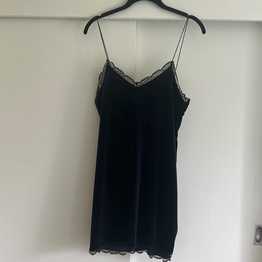Zara navy lace dress